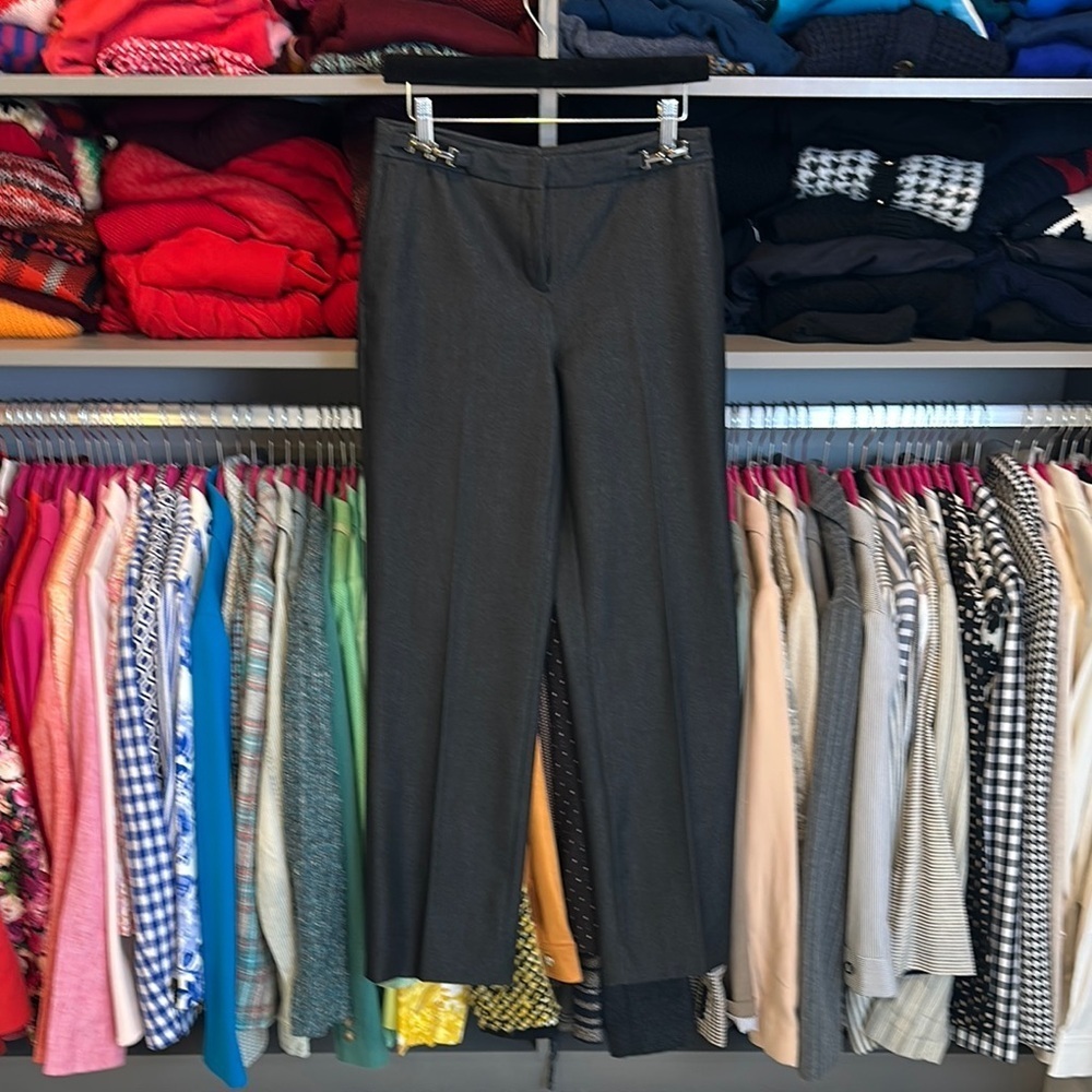 Dana Buchman dark gray trousers size 4